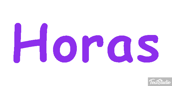 Horas Text effect