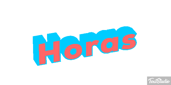 Horas Text effect