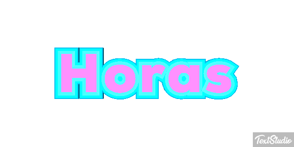 Horas Text effect