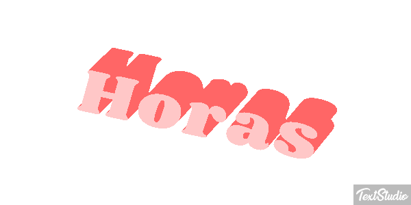 Horas Text effect