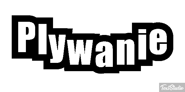 Pływanie Efekt tekstowy