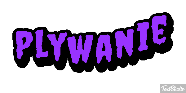 Pływanie Efekt tekstowy