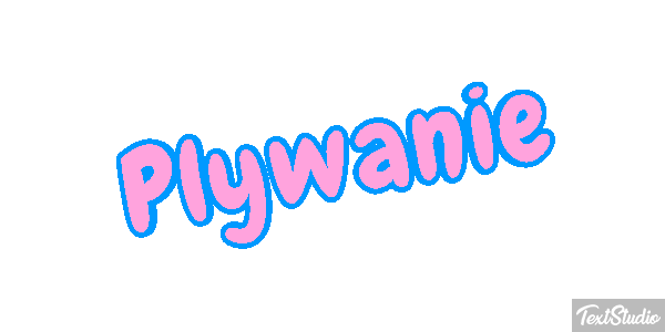 Pływanie Efekt tekstowy