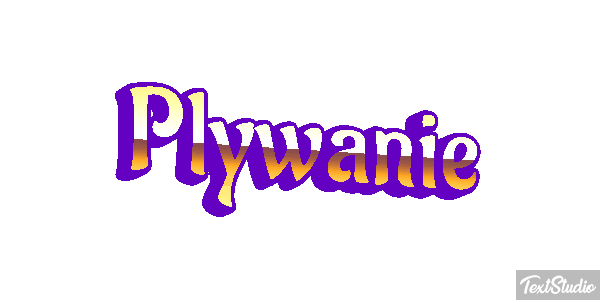 Pływanie Efekt tekstowy