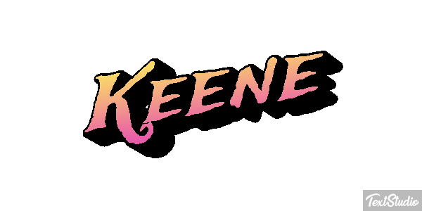 Keene Tekst effect