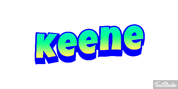 Keene Tekst effect