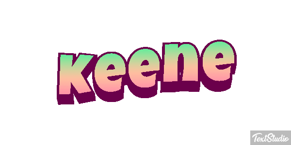 Keene Tekst effect