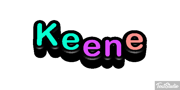 Keene Tekst effect