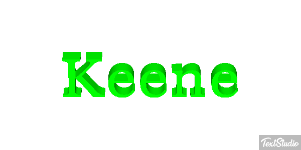Keene Tekst effect