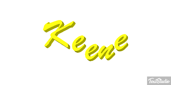 Keene Tekst effect