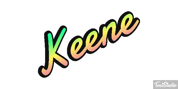 Keene Tekst effect
