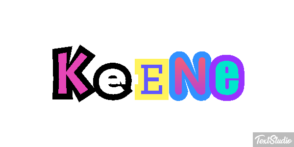 Keene Tekst effect