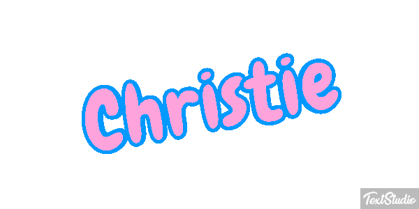 Christie Text effect
