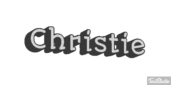 Christie Text effect