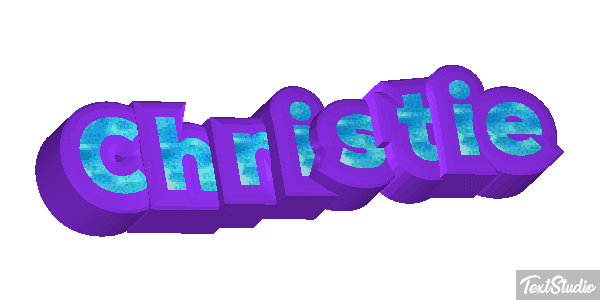 Christie Text effect