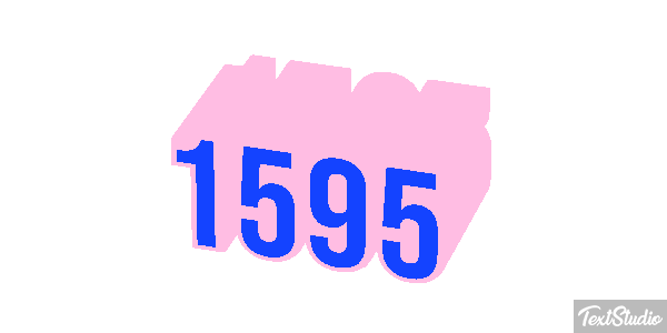 1595 Texteffekt