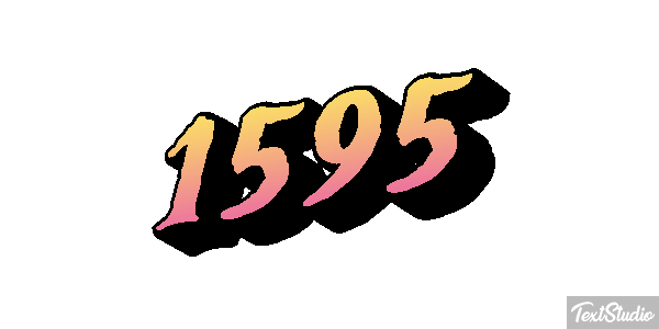 1595 Texteffekt
