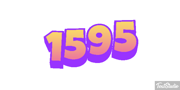 1595 Texteffekt