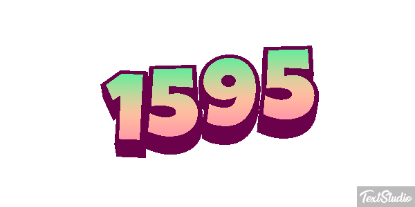 1595 Texteffekt