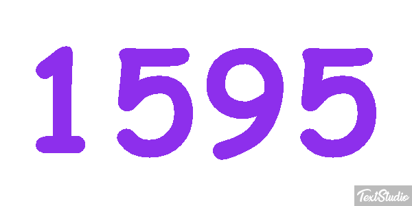 1595 Texteffekt