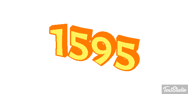 1595 Texteffekt