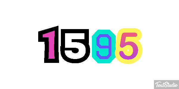 1595 Texteffekt