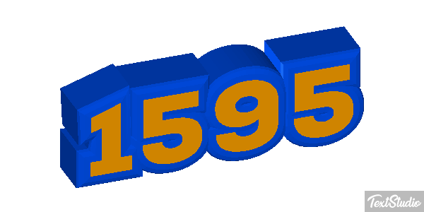 1595 Texteffekt