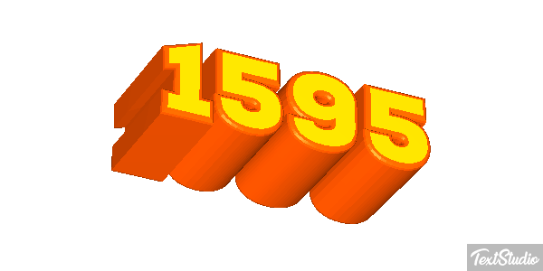 1595 Texteffekt