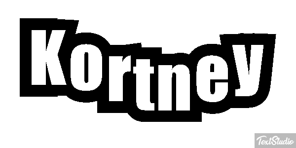 Kortney Text effect