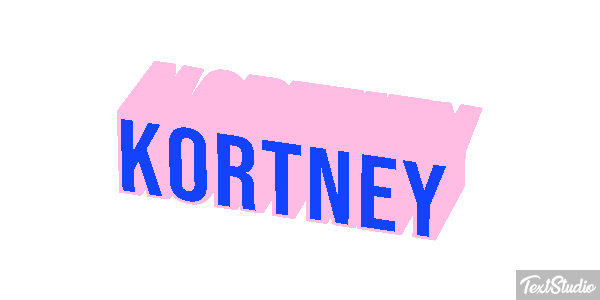Kortney Text effect