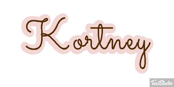 Kortney Text effect
