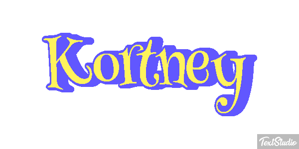Kortney Text effect
