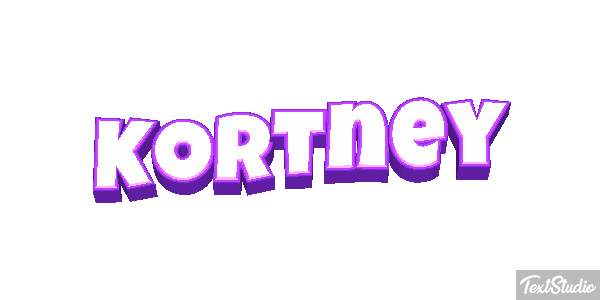 Kortney Text effect