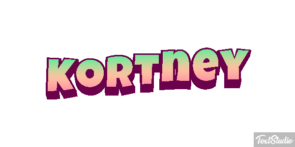 Kortney Text effect