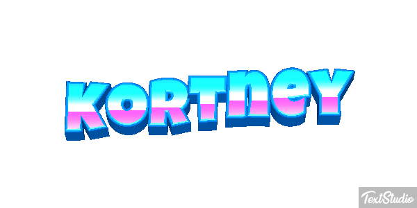 Kortney Text effect