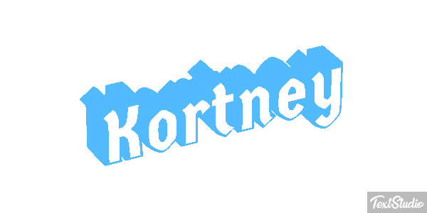 Kortney Text effect