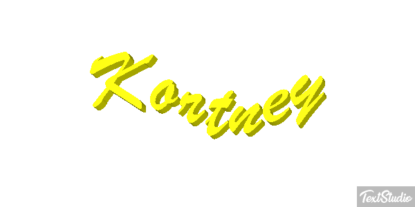 Kortney Text effect