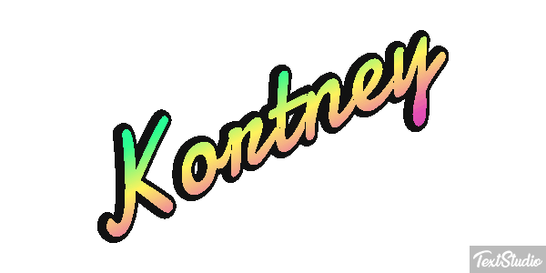Kortney Text effect