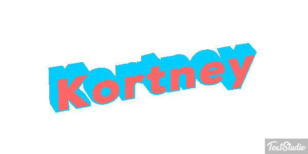 Kortney Text effect
