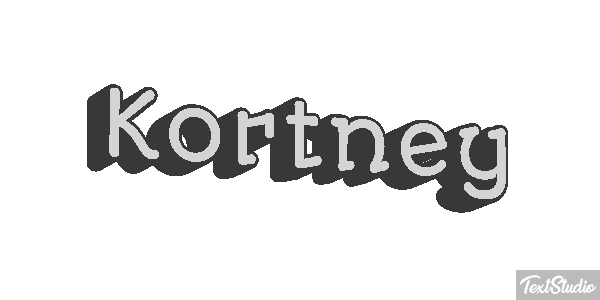 Kortney Text effect