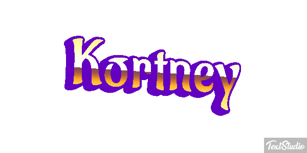 Kortney Text effect