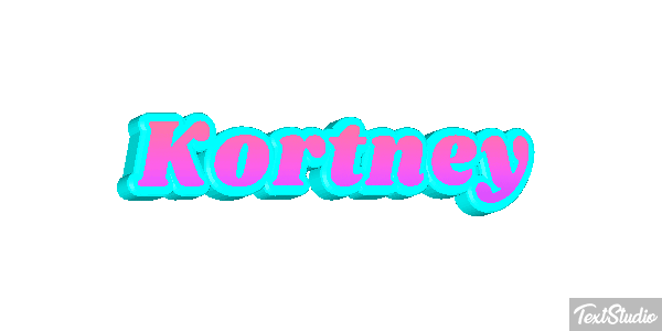 Kortney Text effect