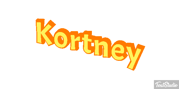 Kortney Text effect