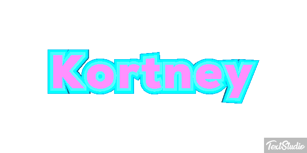 Kortney Text effect