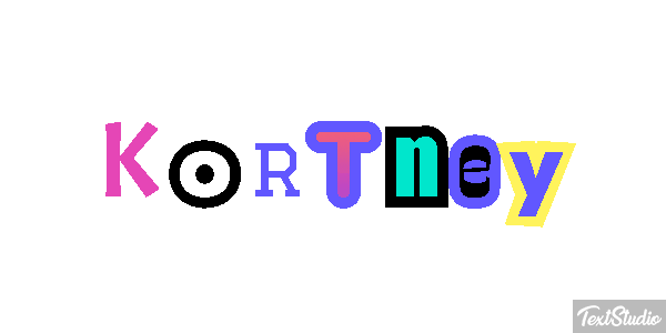 Kortney Text effect