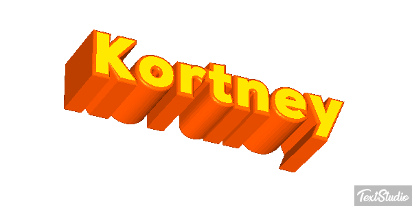 Kortney Text effect