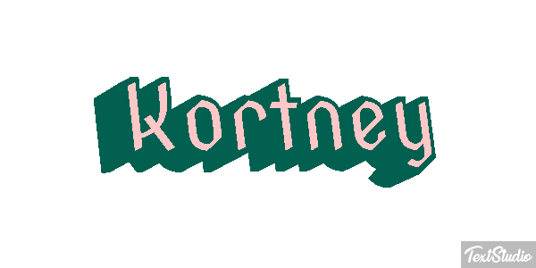 Kortney Text effect