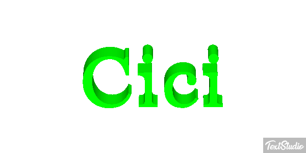 Cici Text effect