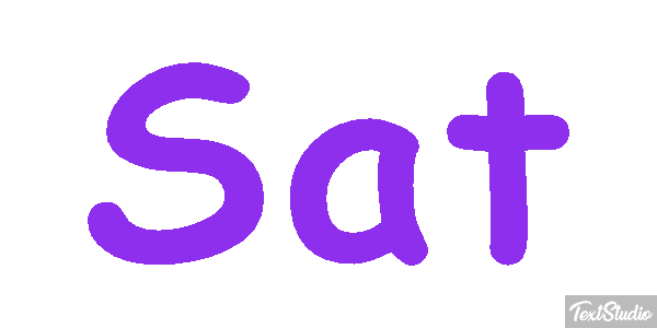 Sat Efeito do texto