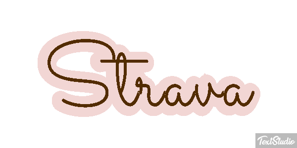 Strava Efecto de texto